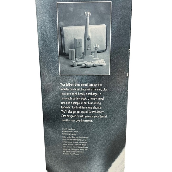 EpiDent Ultra NIB Electric Toothbrush Complete Dental Kit w/ Travel Bag - Picture 5 of 13